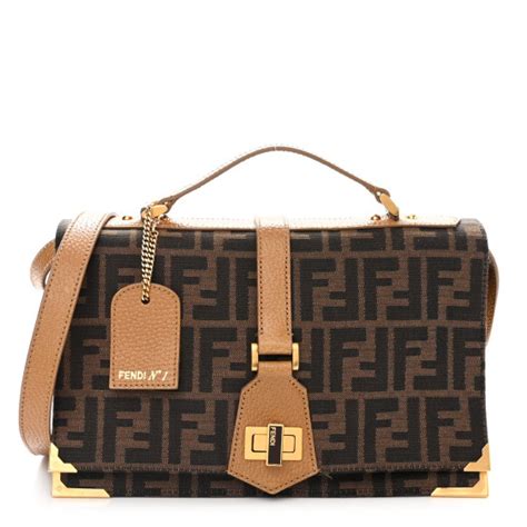 fendi classico no.1 bag in zucca brown|Fendi Pre.